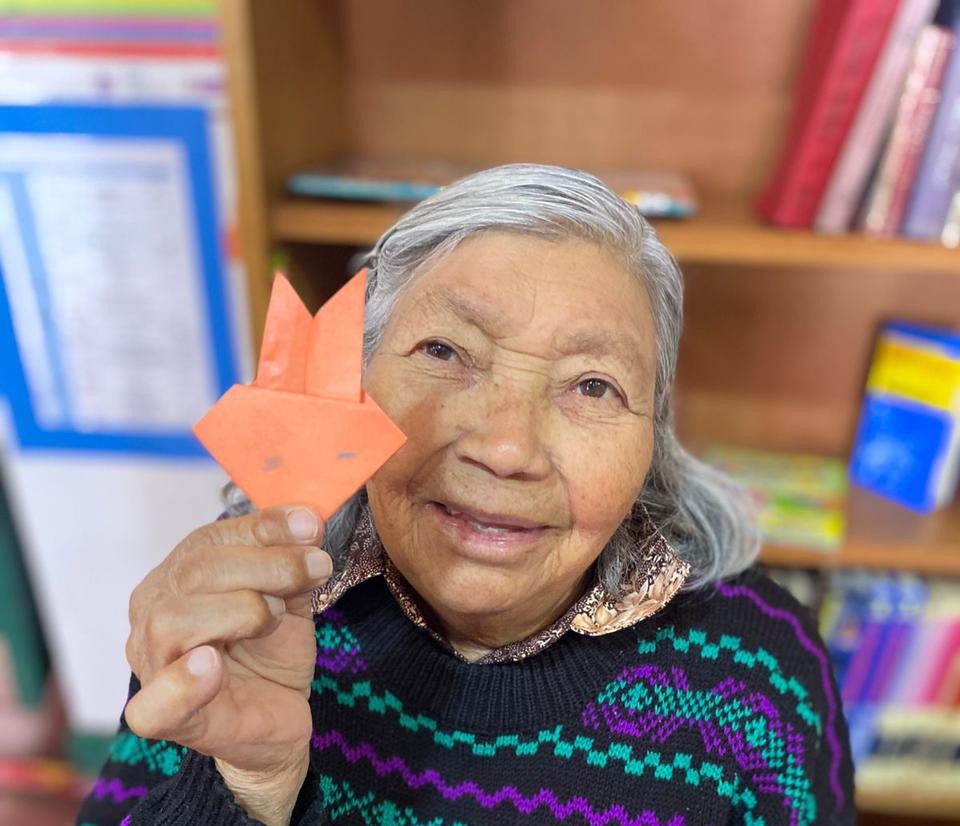 Adultos mayores felices